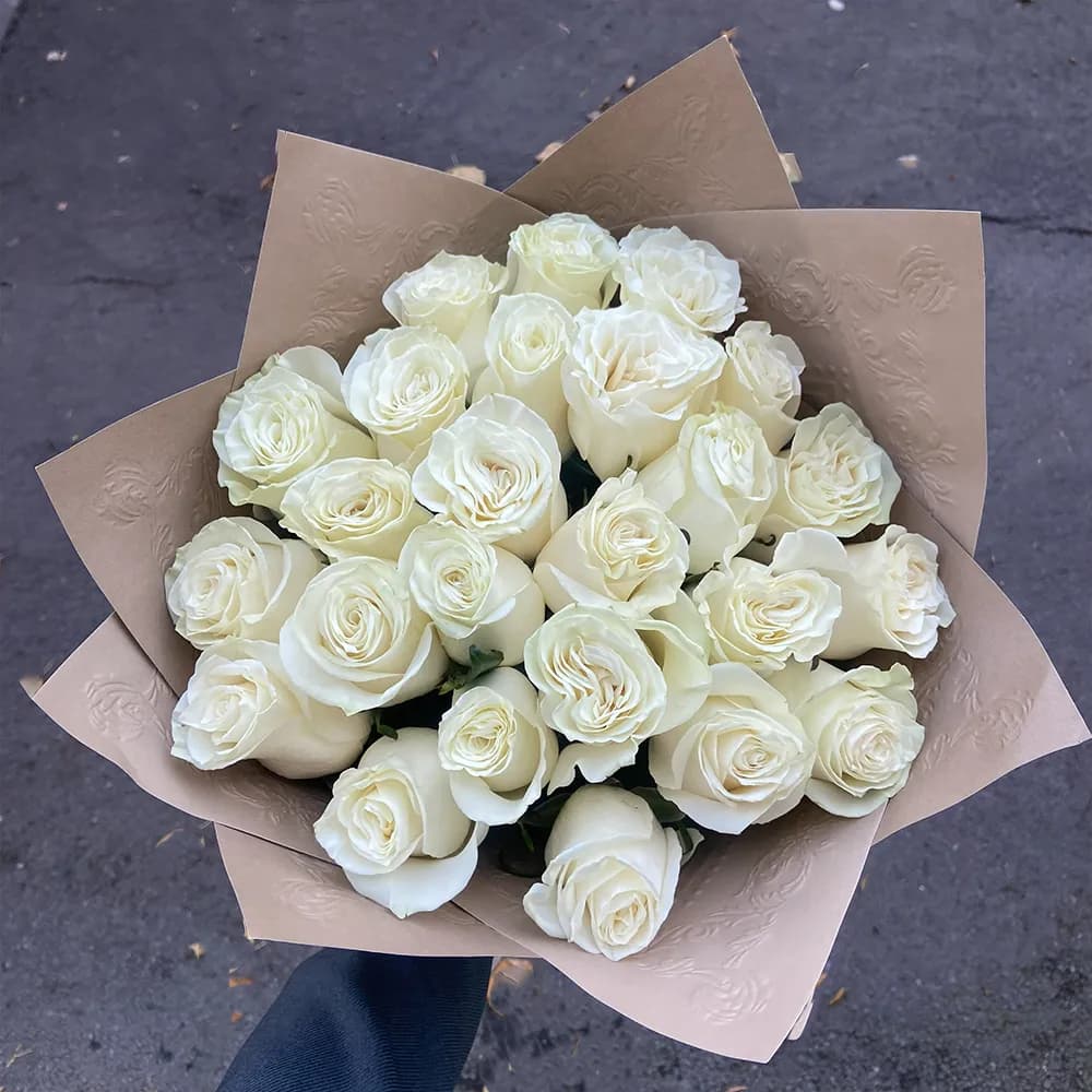 25 Белых Роз — слайд 1