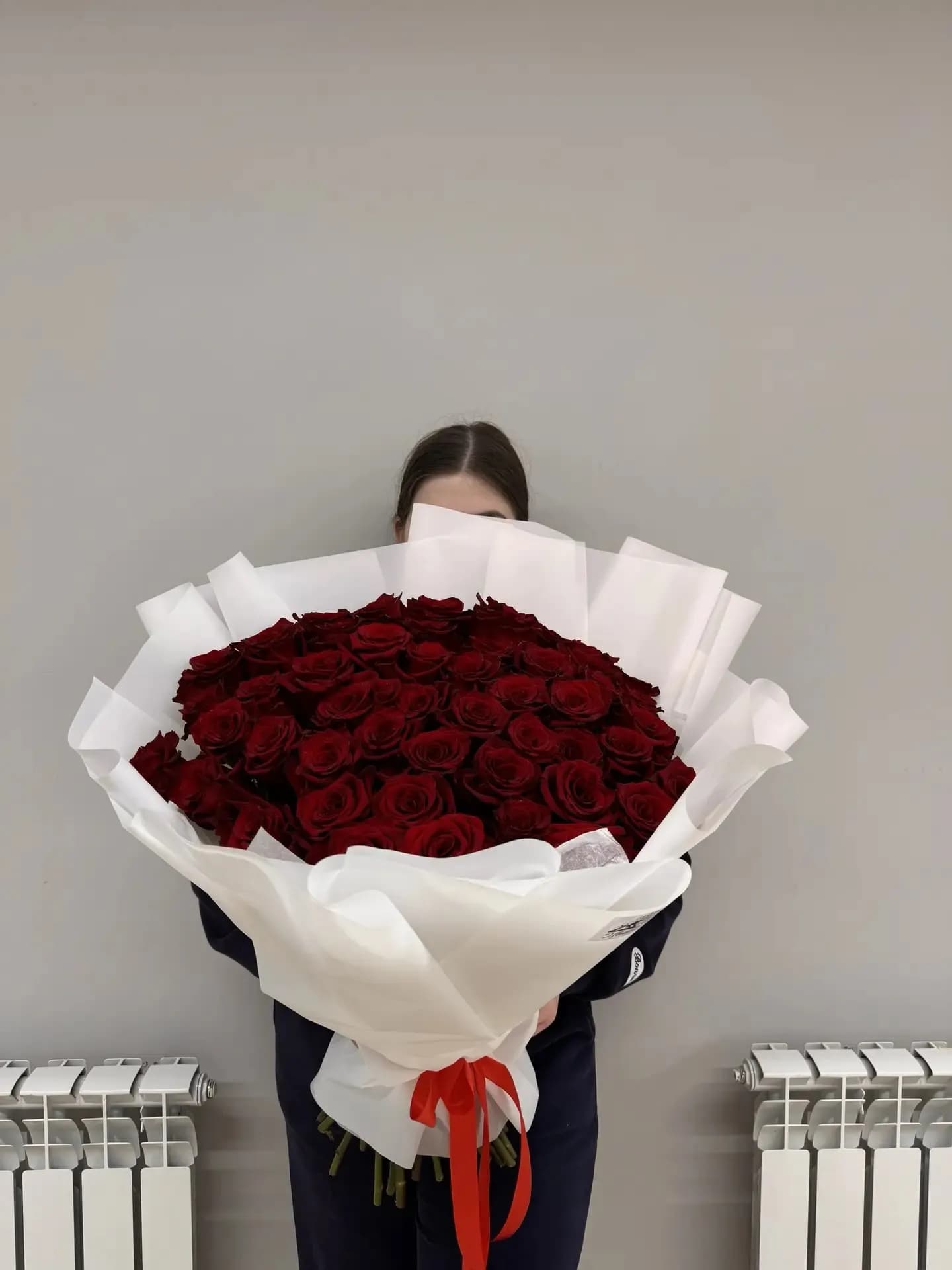 красная роза 51 см — слайд 1
